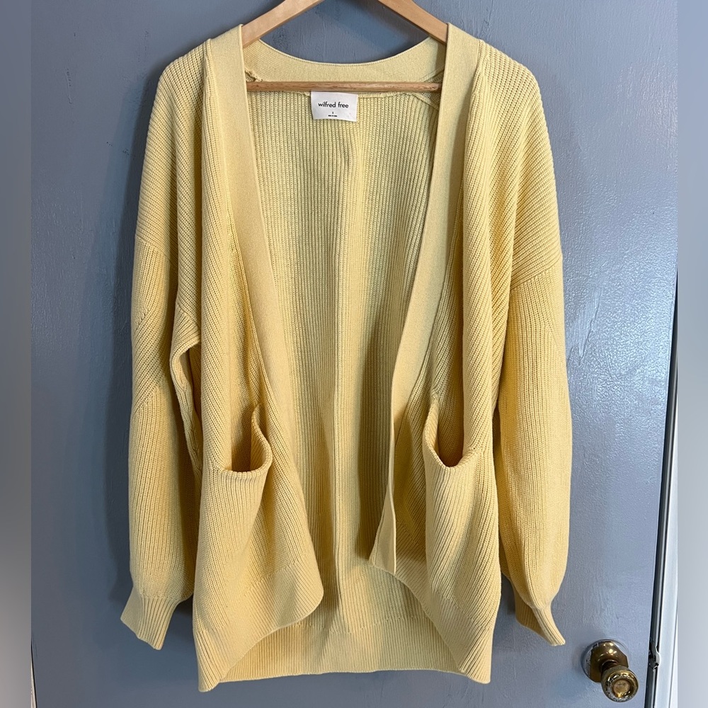 Aritzia Wilfred Free Unwind S Butter Yellow